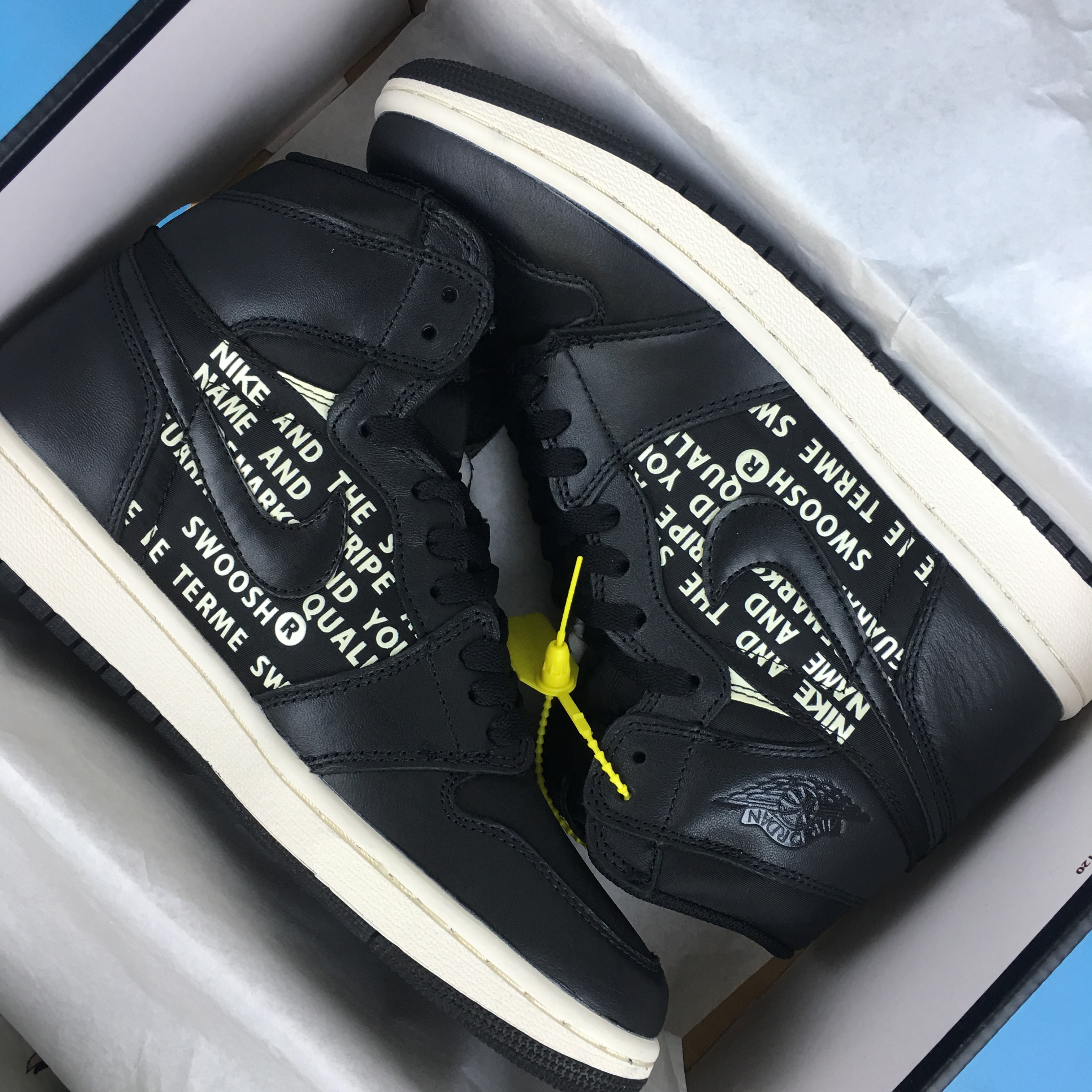 Air Jordan 1 OFF-WHITE x Nike Black White